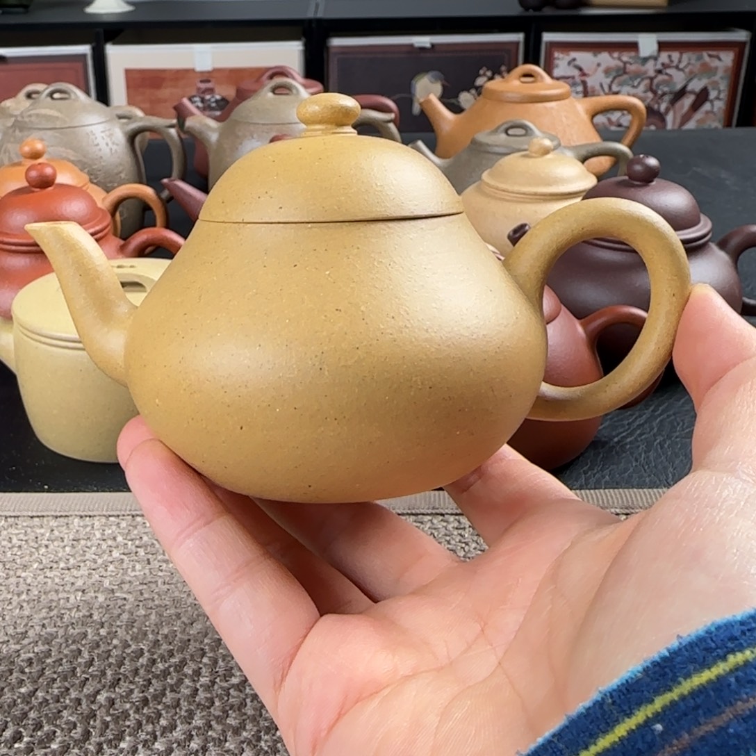 F***R紫砂茶壶微瑕梨形