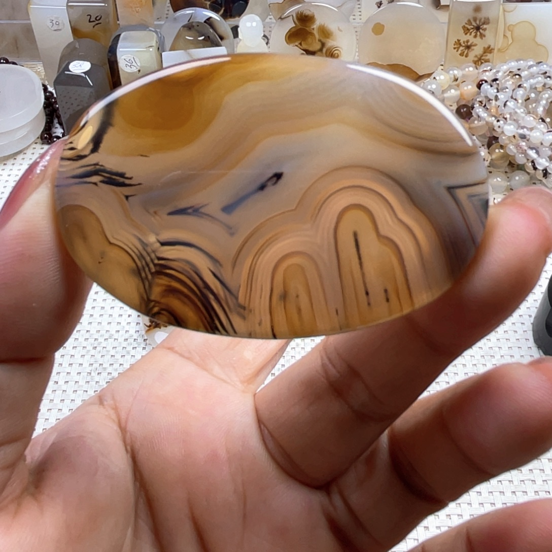 玛瑙/玉髓未镶嵌颈饰