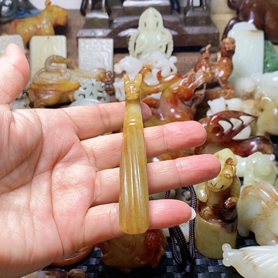 和田玉把件未镶嵌