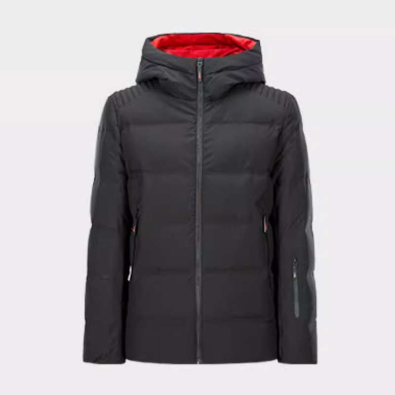 010-H2000新款韩系简约加厚休闲净色舒适保暖连帽羽绒服