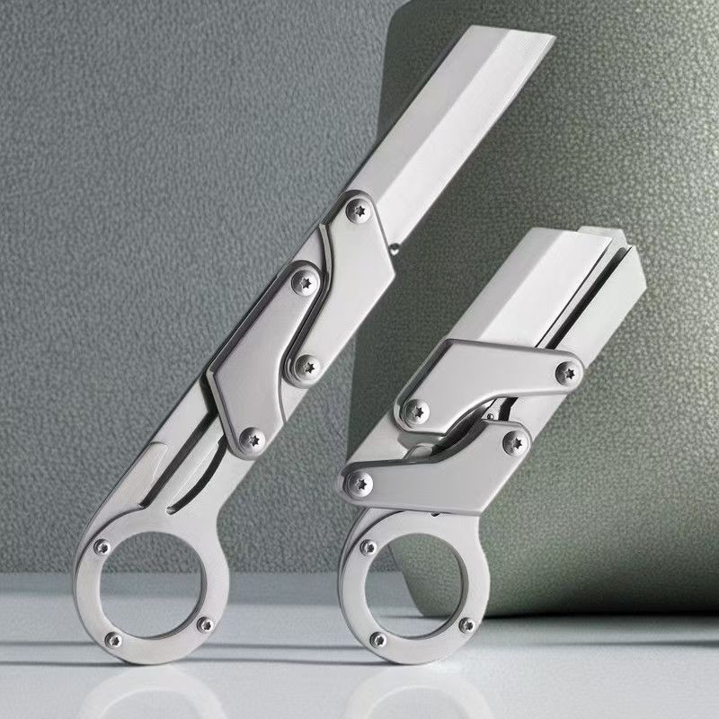 四不像-全钢折叠刀推拉式钢刀家用水果刀果皮刀