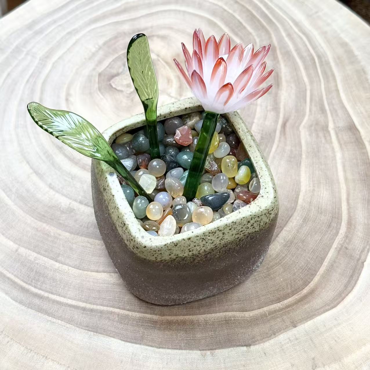 LZ5261-3【公主】纯手工制作琉璃摆件（不带盆）