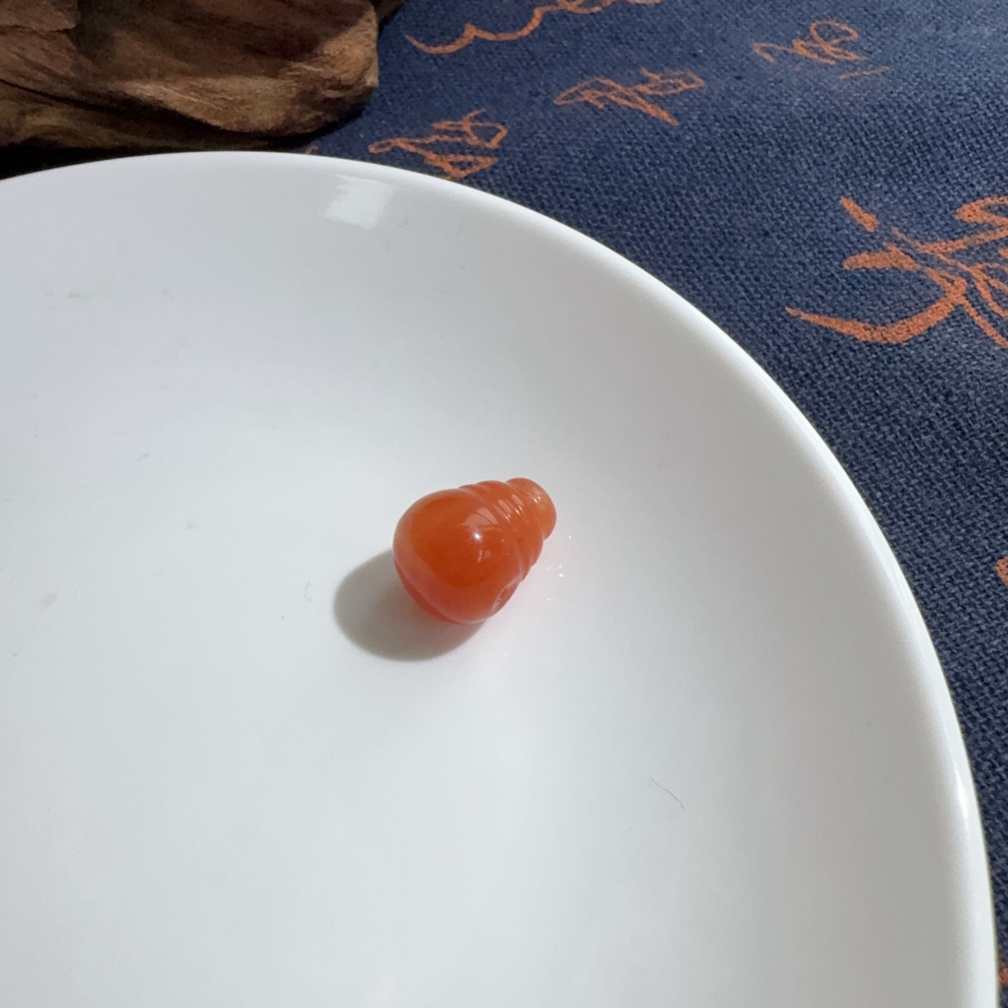 南红玛瑙三通配件3g-4g