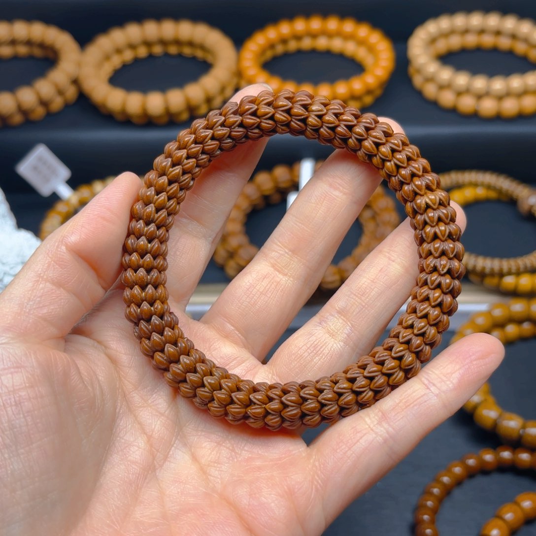 【闪购商品】菩提紫金鼠莲花手串