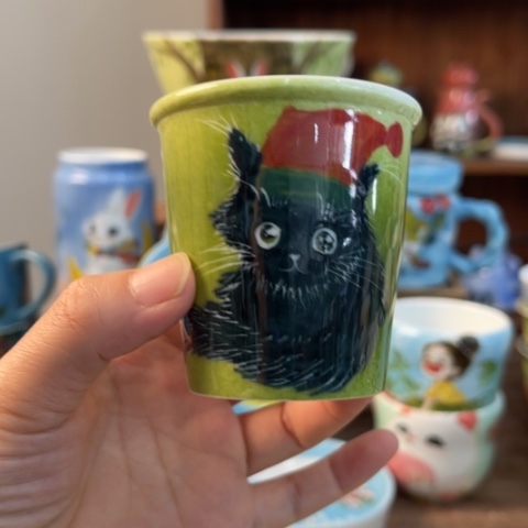 炉景德镇釉下手绘陶瓷 