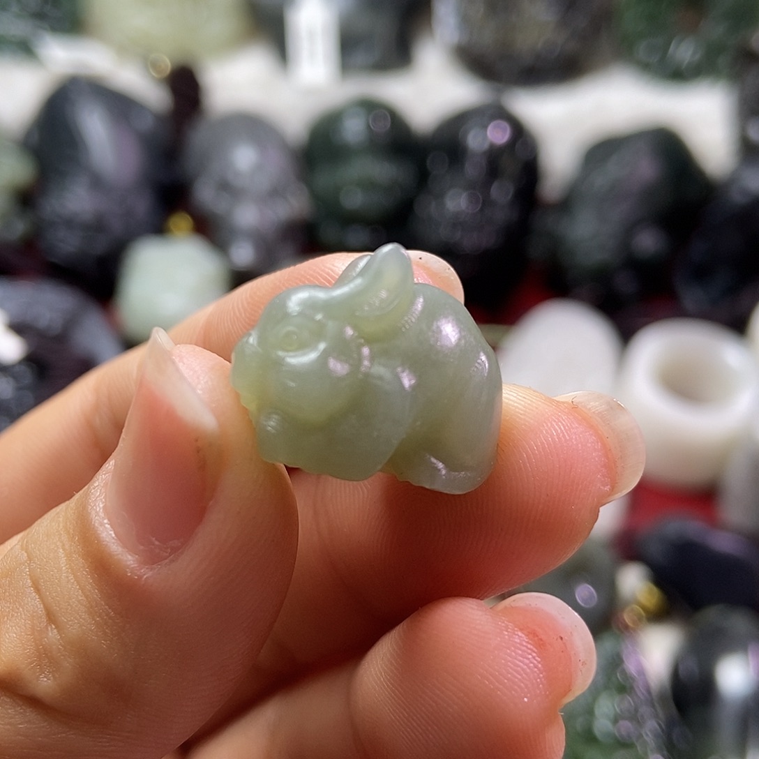 和田玉（糖玉）颈饰未镶嵌