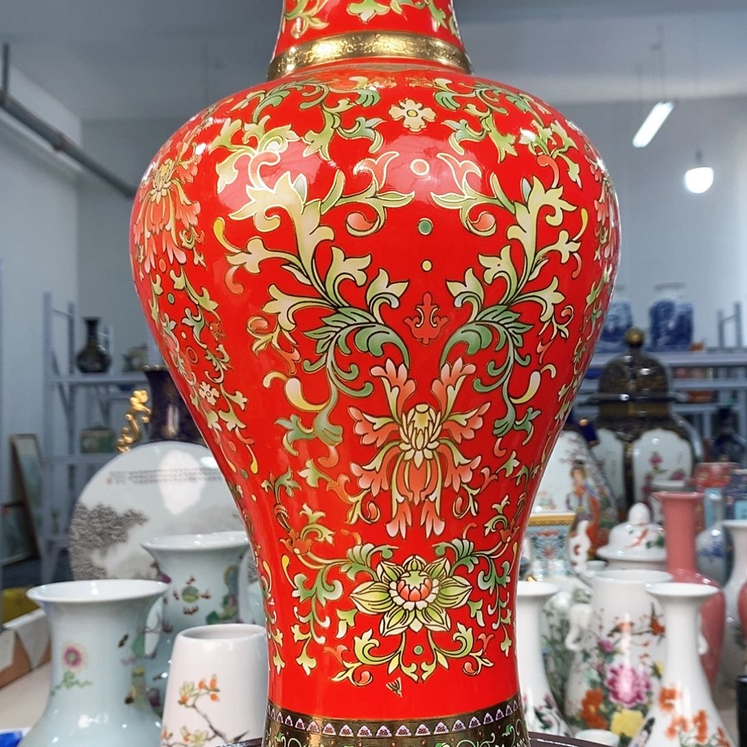 摆件景德镇陶瓷花瓶摆件