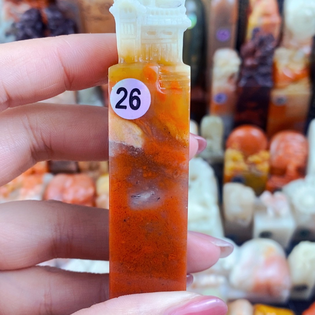 老挝石印石丁*手工篆刻