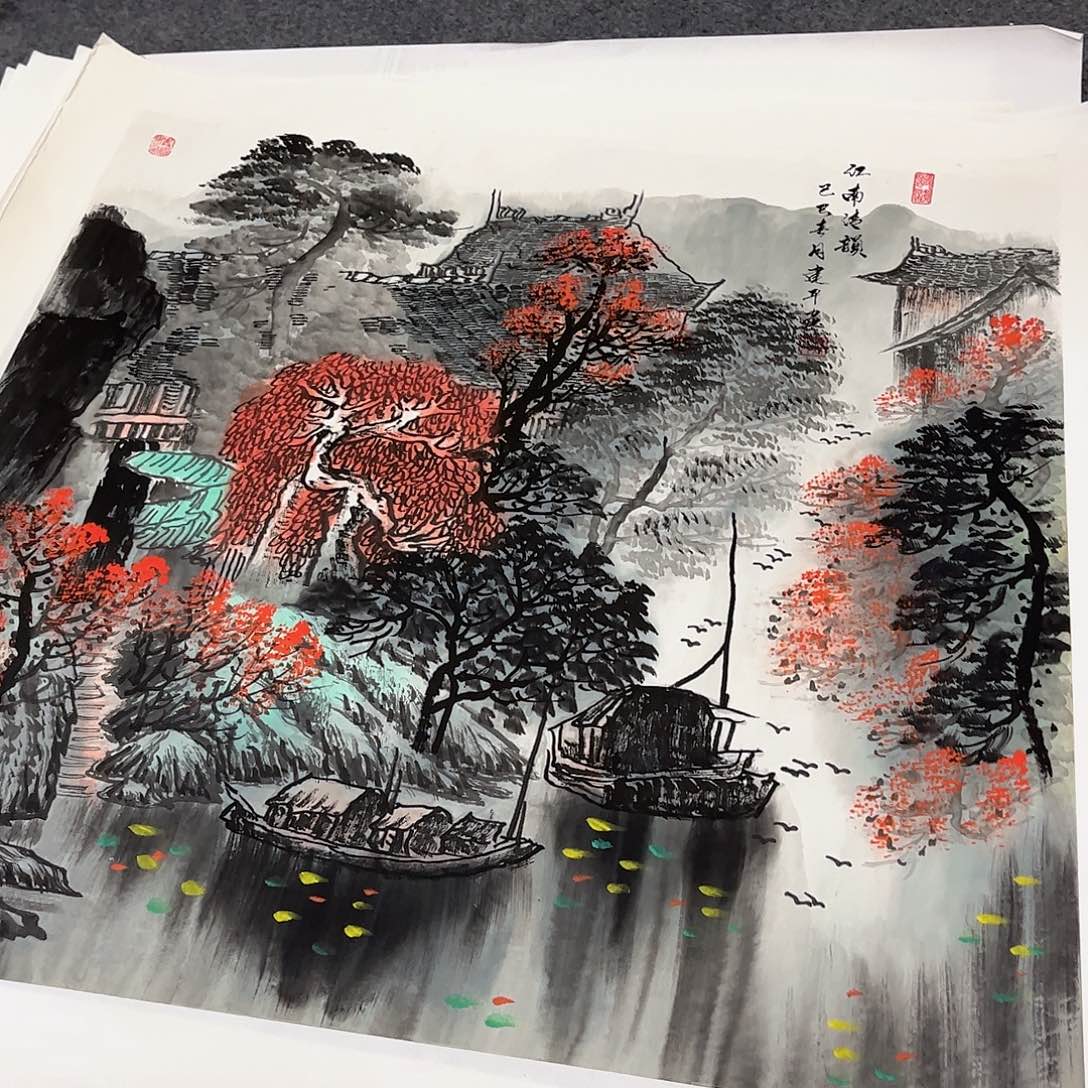 国画ZH精品国画作品