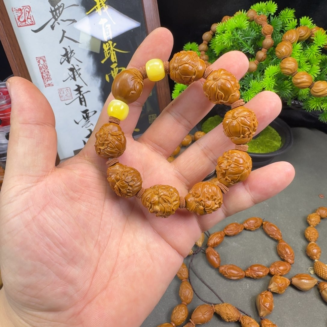 时***谎橄榄核手串/手链1