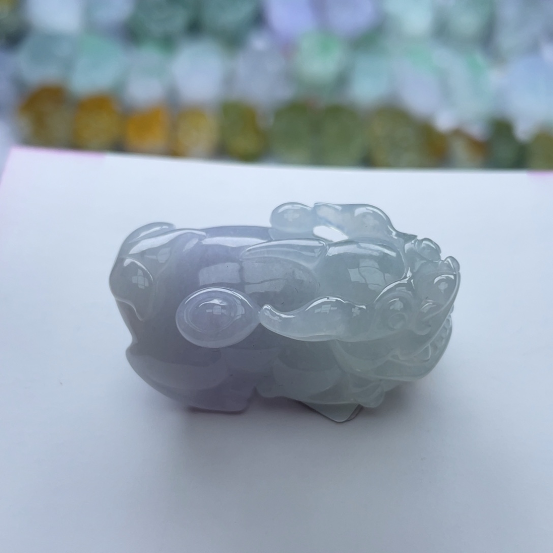 翡翠颈饰未镶嵌貔貅