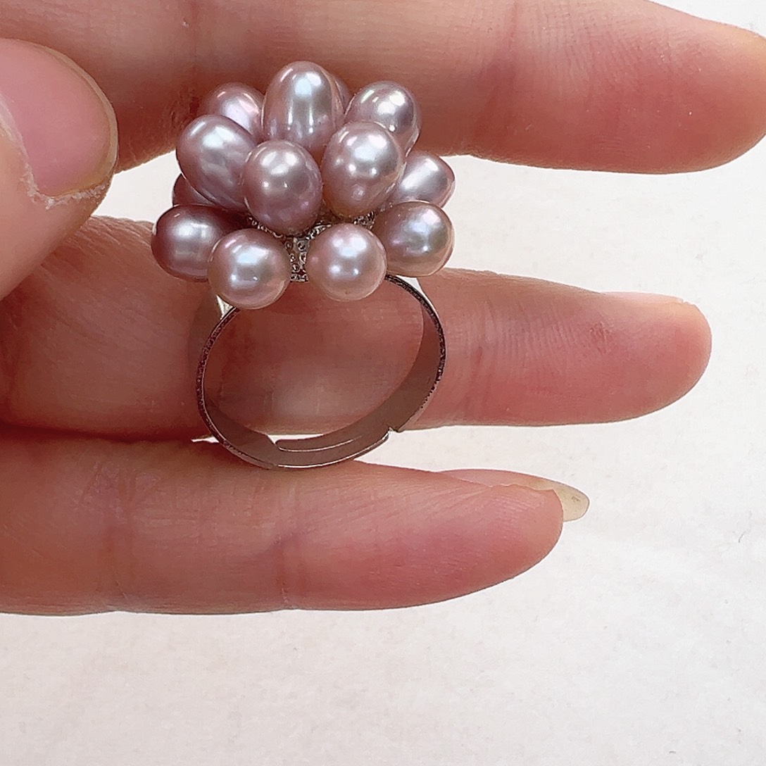 淡水珍珠戒指未镶嵌孤