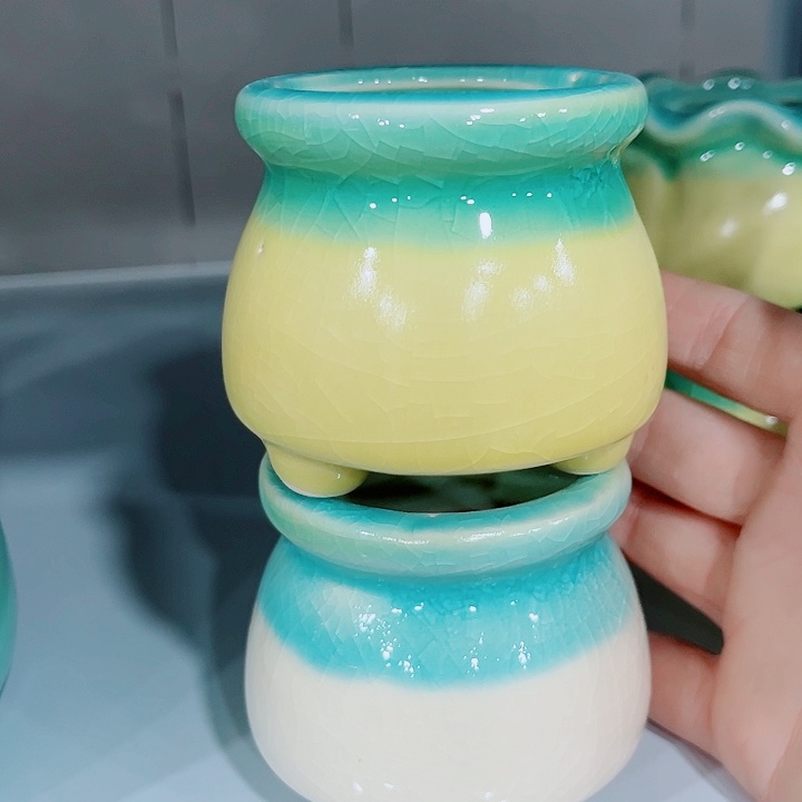 多肉陶瓷花盆满10元包邮