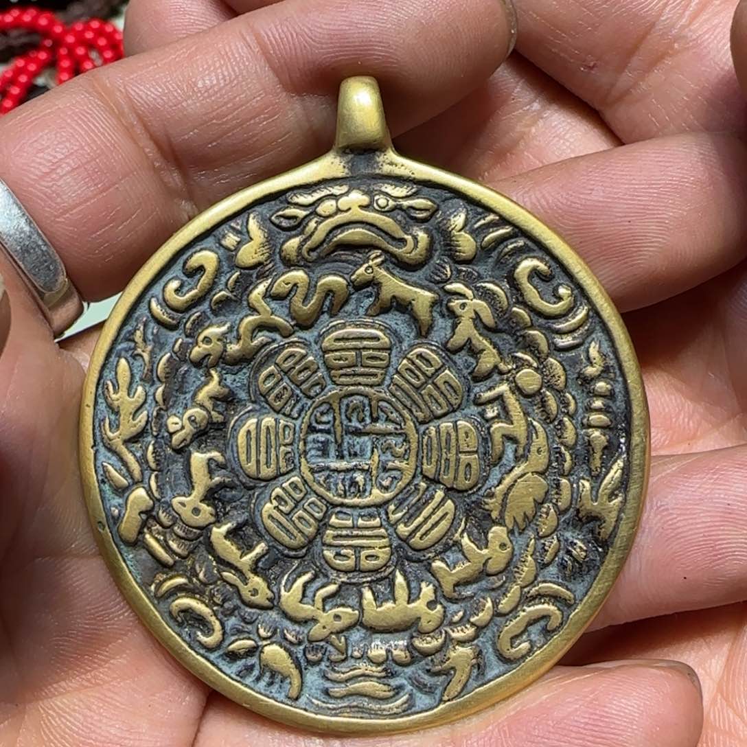 精品立马铜九宫牌