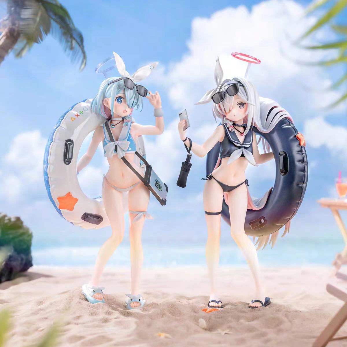 {偏远不包}蔚蓝档案 泳装阿罗娜&普拉娜 二次元美少女手办