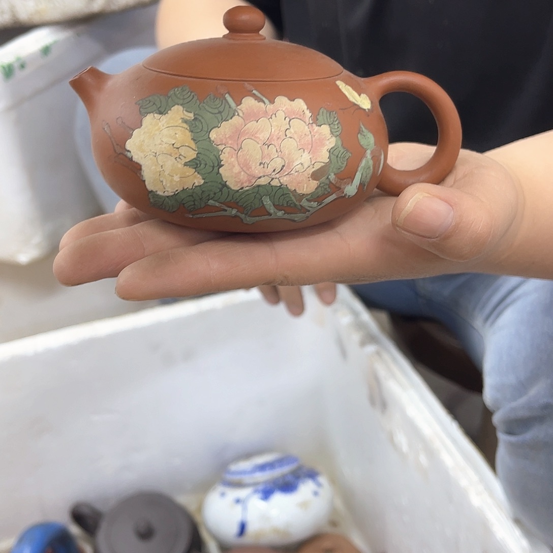 茶壶紫砂宜兴紫砂壶瑕疵