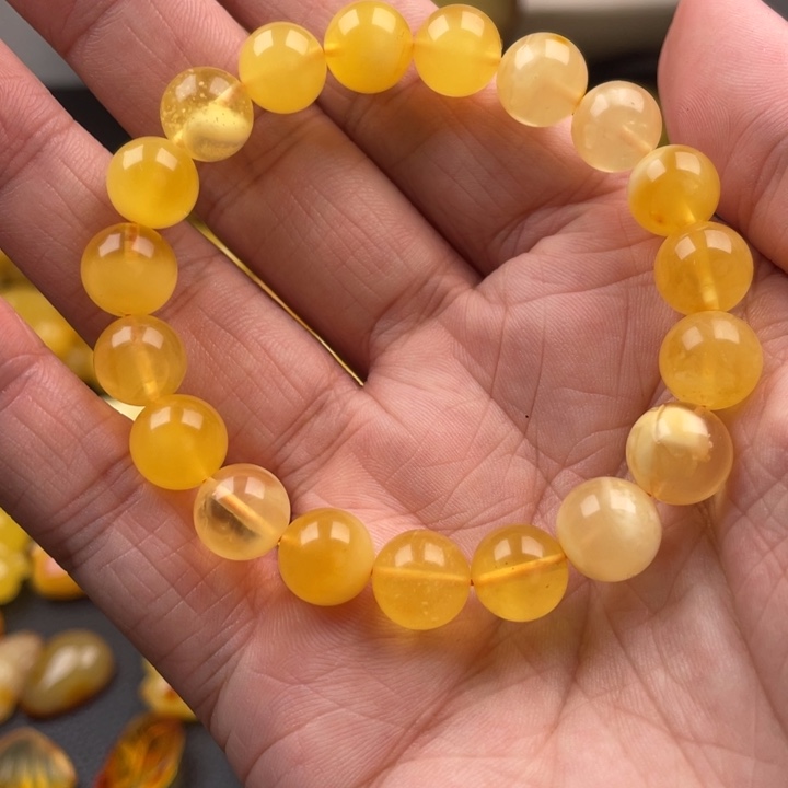 未镶嵌琥珀裸石蜜蜡