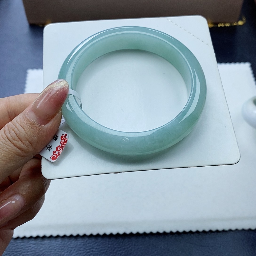 未镶嵌手镯翡翠57.7圈口