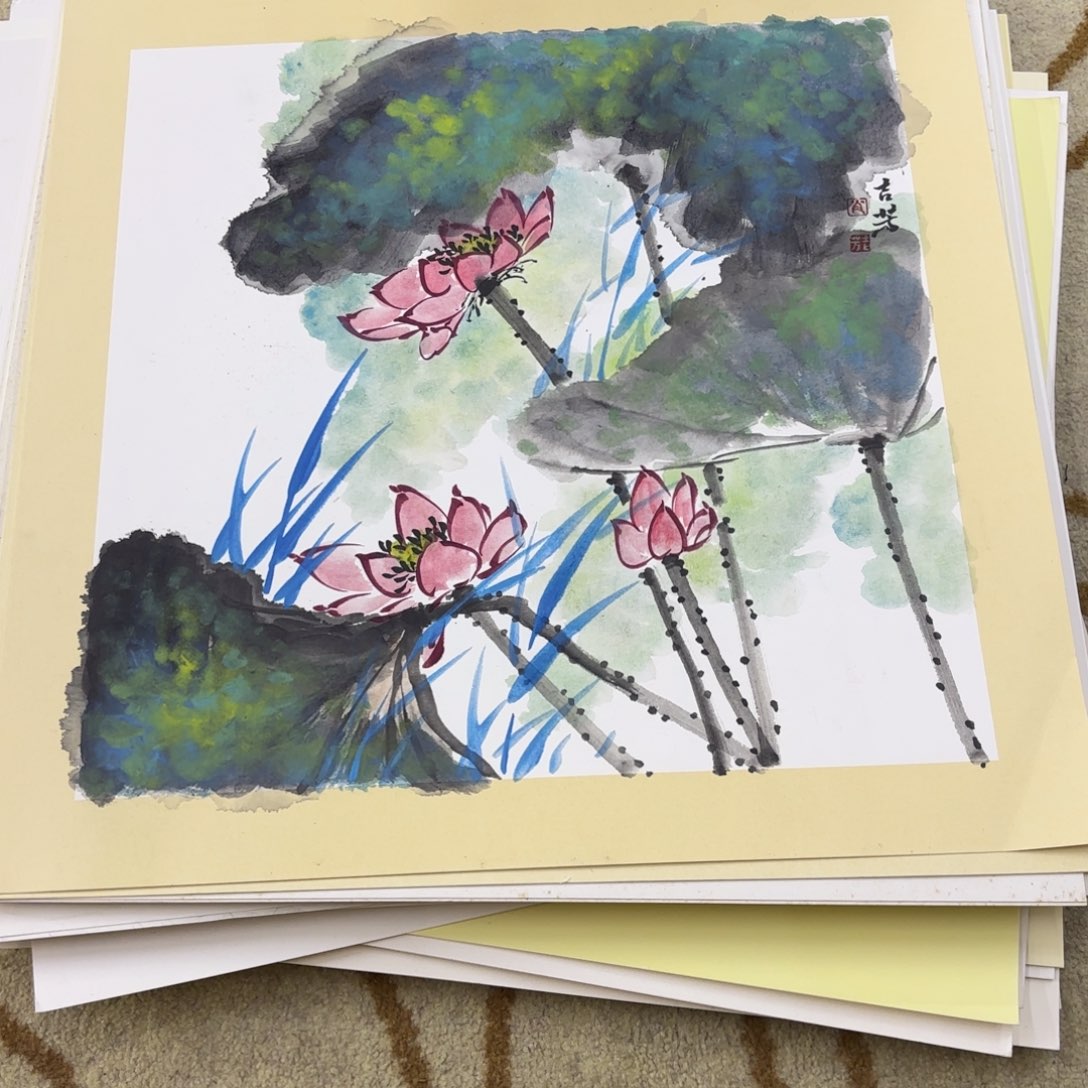国画国画老师作品刘