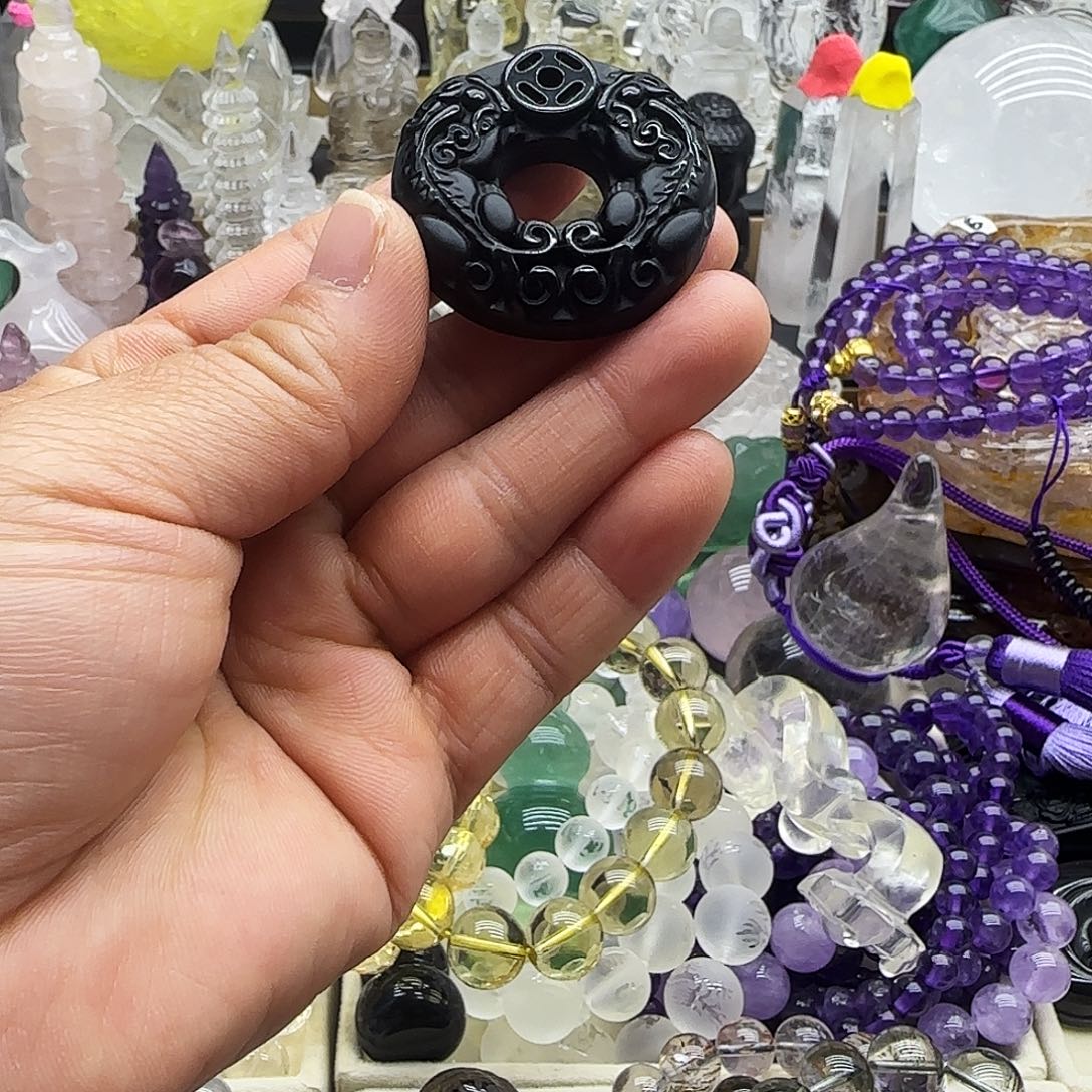 未镶嵌车挂水晶摆件