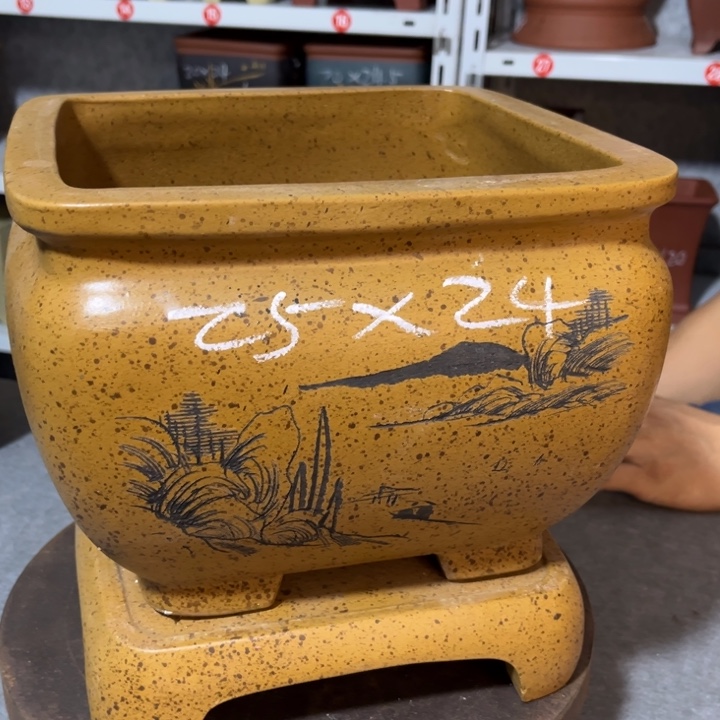 紫砂花盆宜兴紫砂