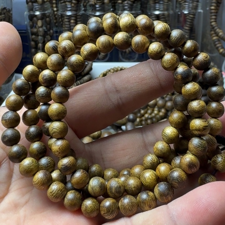 沉香手串乌身手串11克加