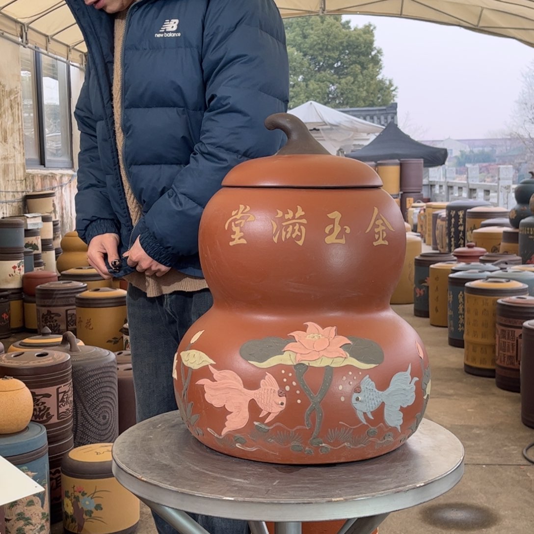 紫砂茶叶罐18 饼茶叶罐