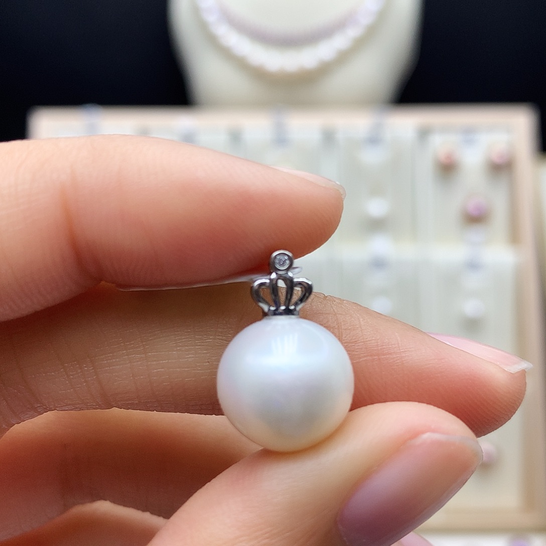 颈饰合金淡水珍珠
