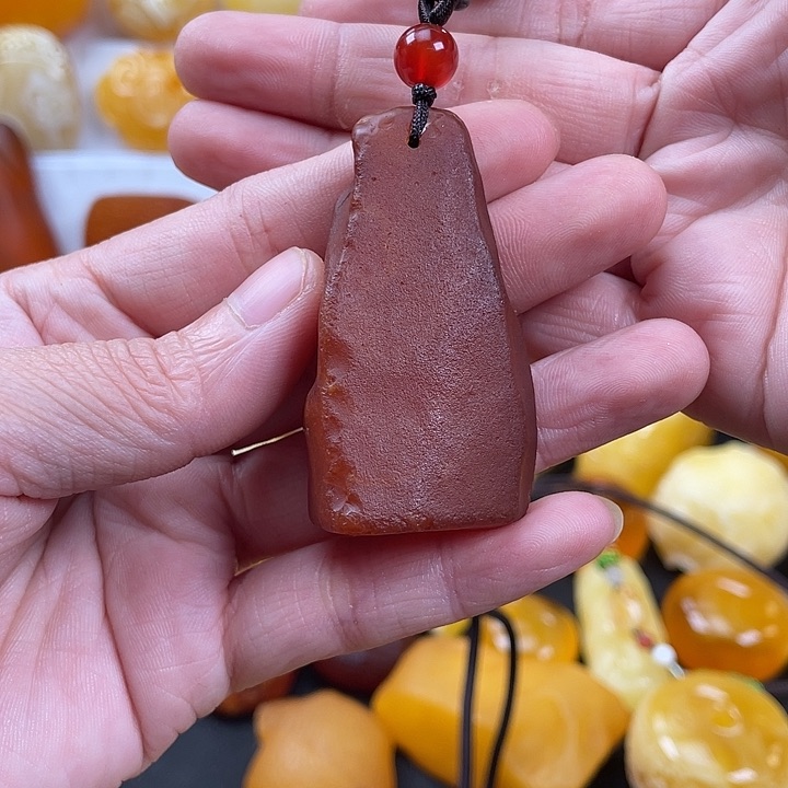 蜜蜡项链未镶嵌14.6克