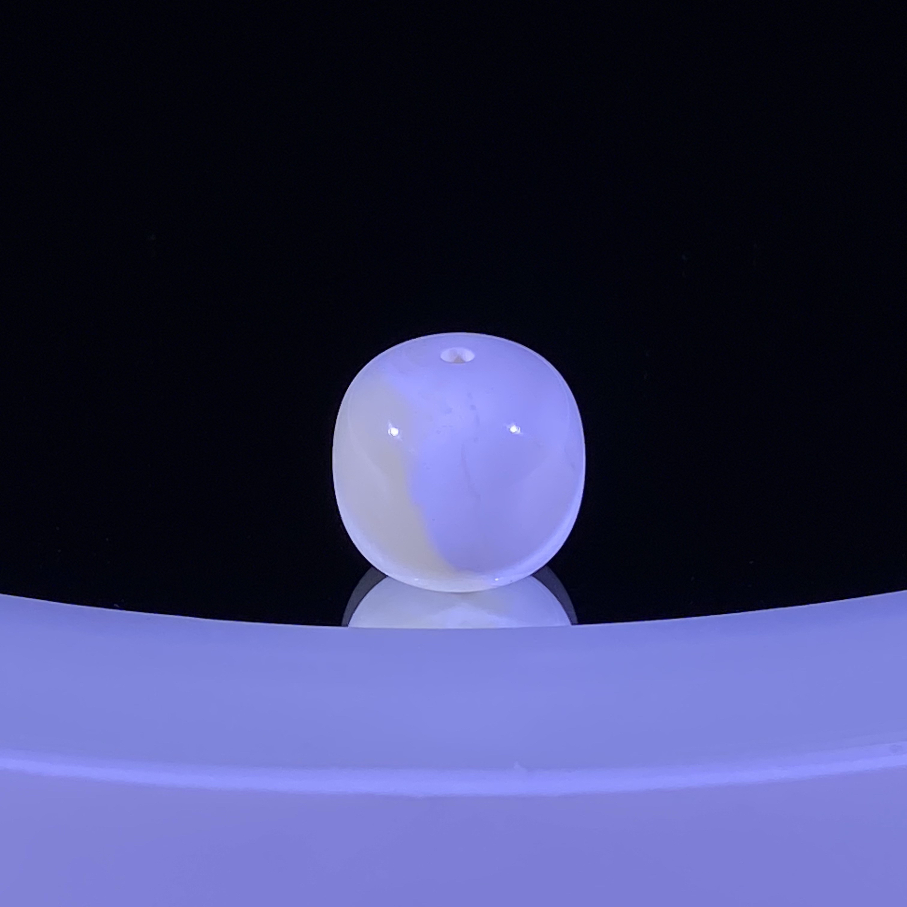 12.3mm漆瓷白蜜蜡老型 配串百搭提色妖