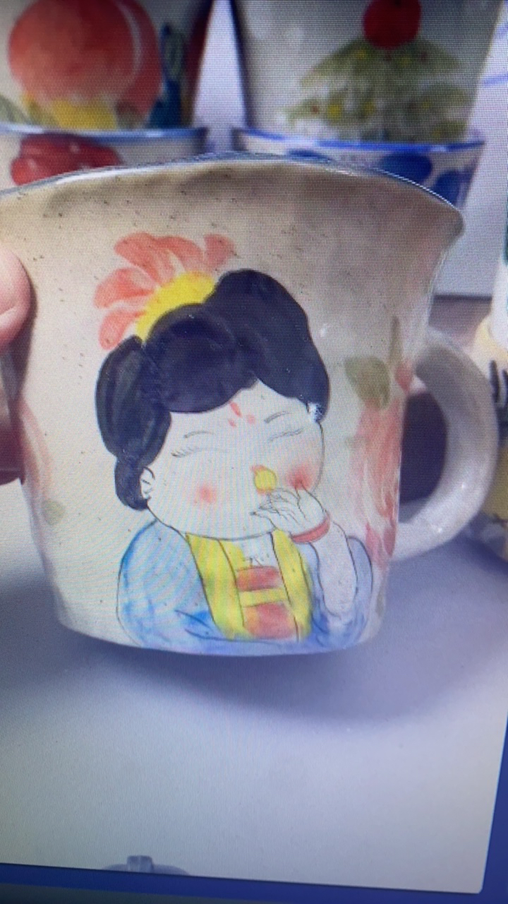 手绘高温釉下彩陶瓷