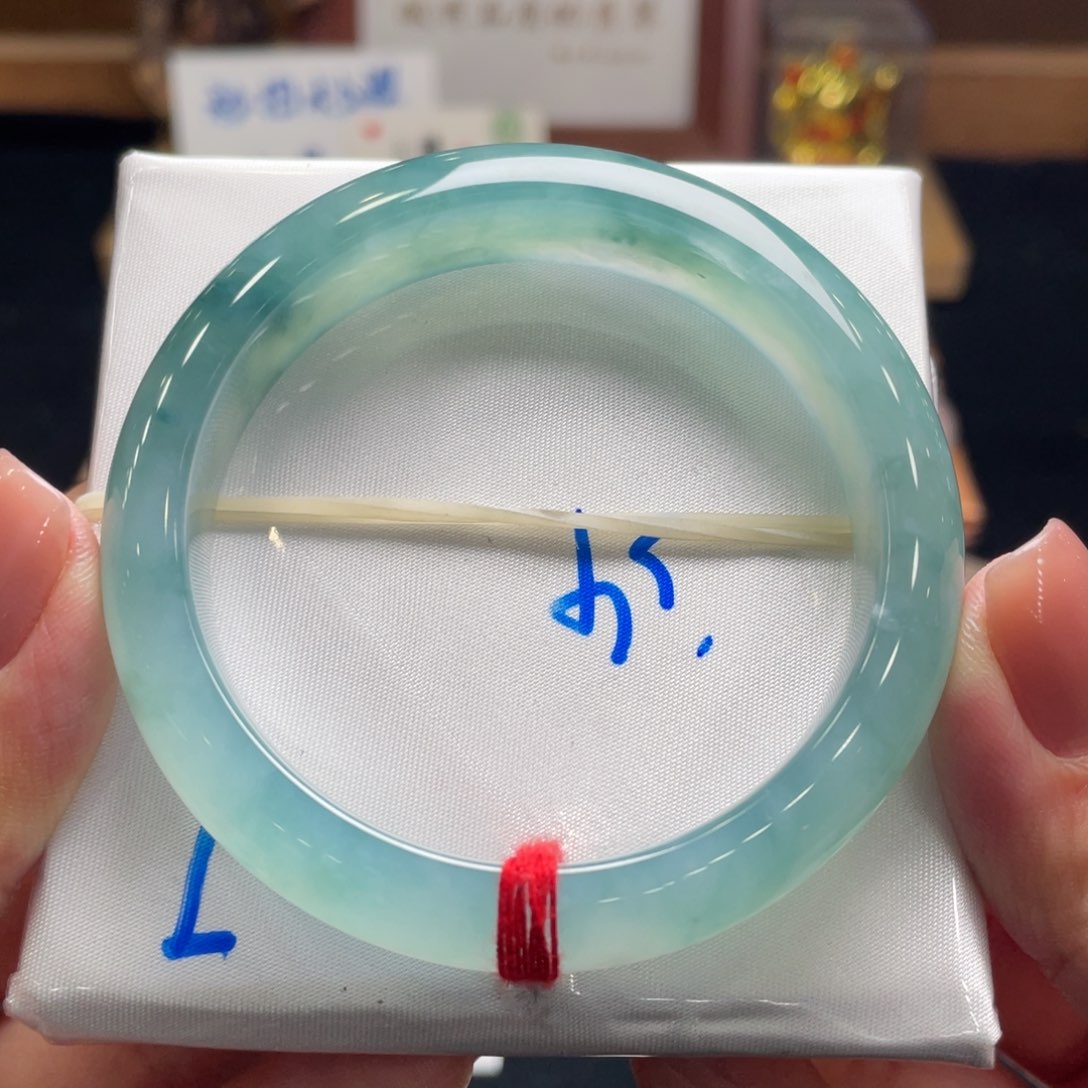 翡翠手镯未镶嵌翡翠54正圈