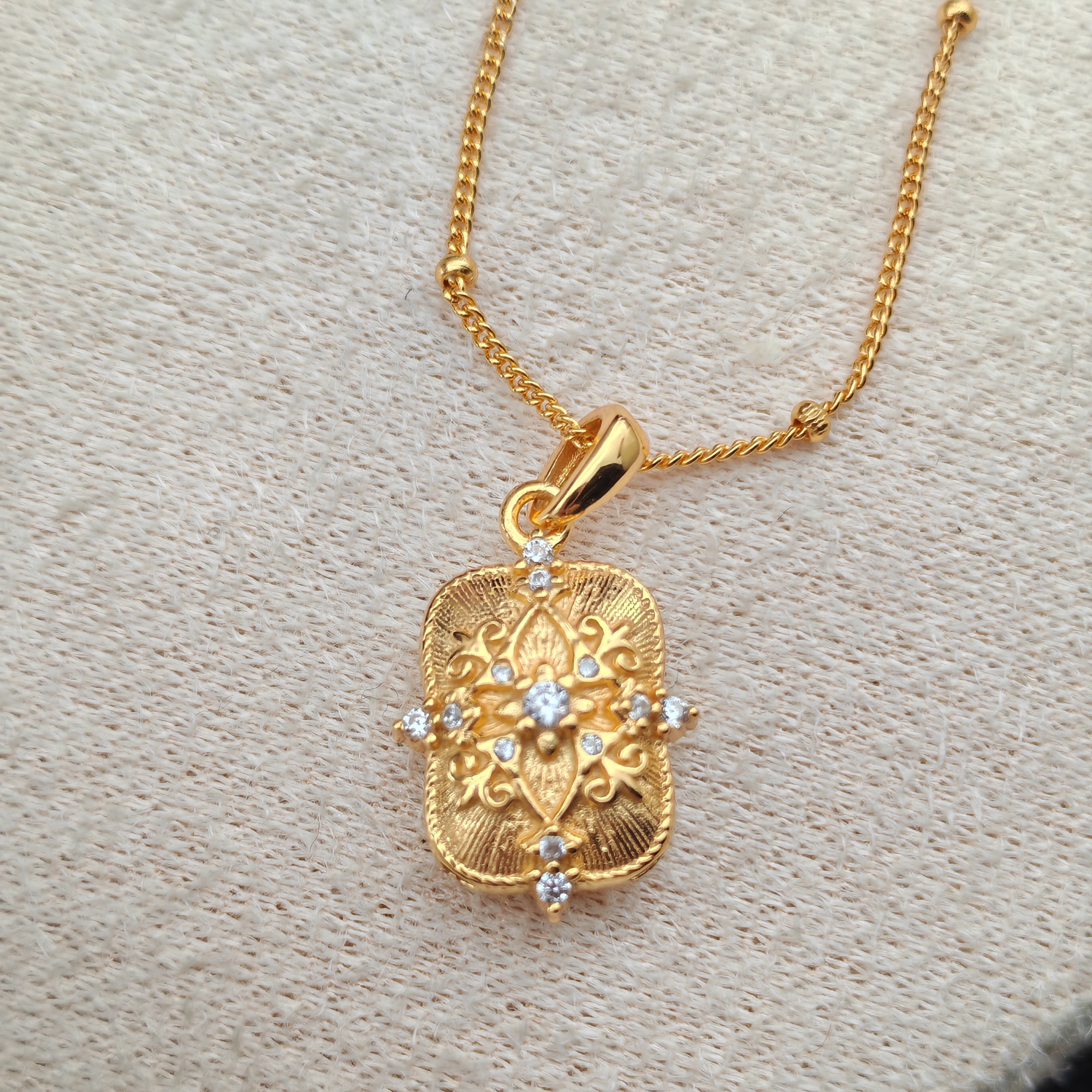 坠链均925银锆石 99链接手工轻奢时尚百搭气质银项链