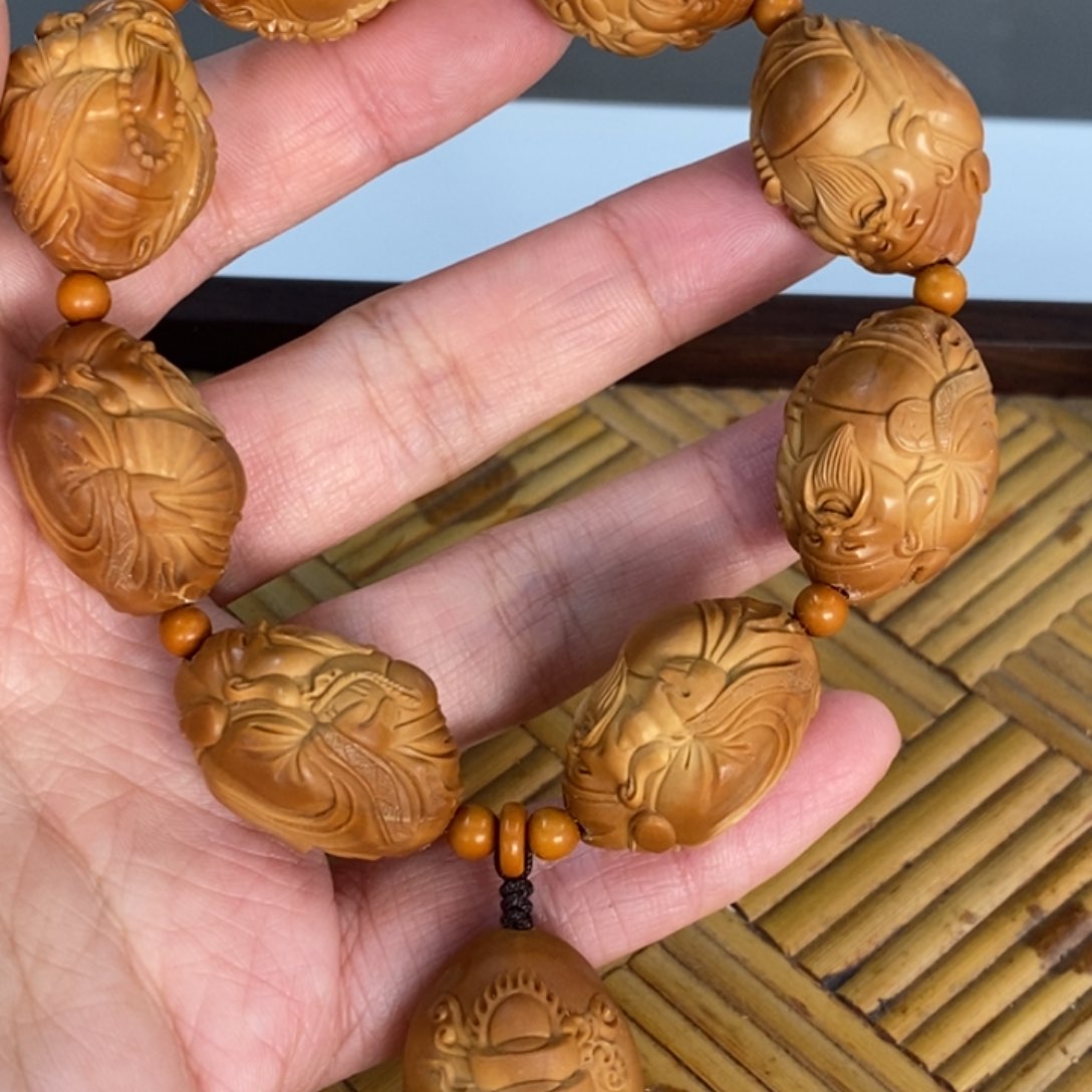 橄榄核手串/手链传统财神2.0