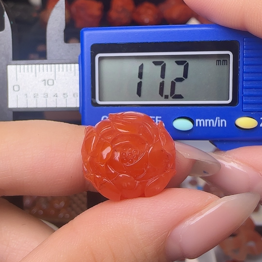 吊坠(不含链)未镶嵌南红玛瑙