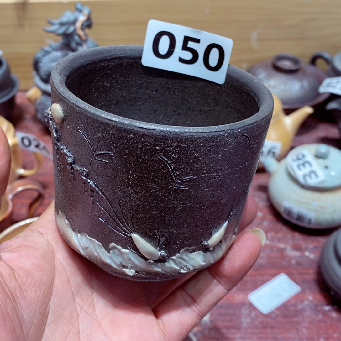 柴烧茶具陶瓷杯子