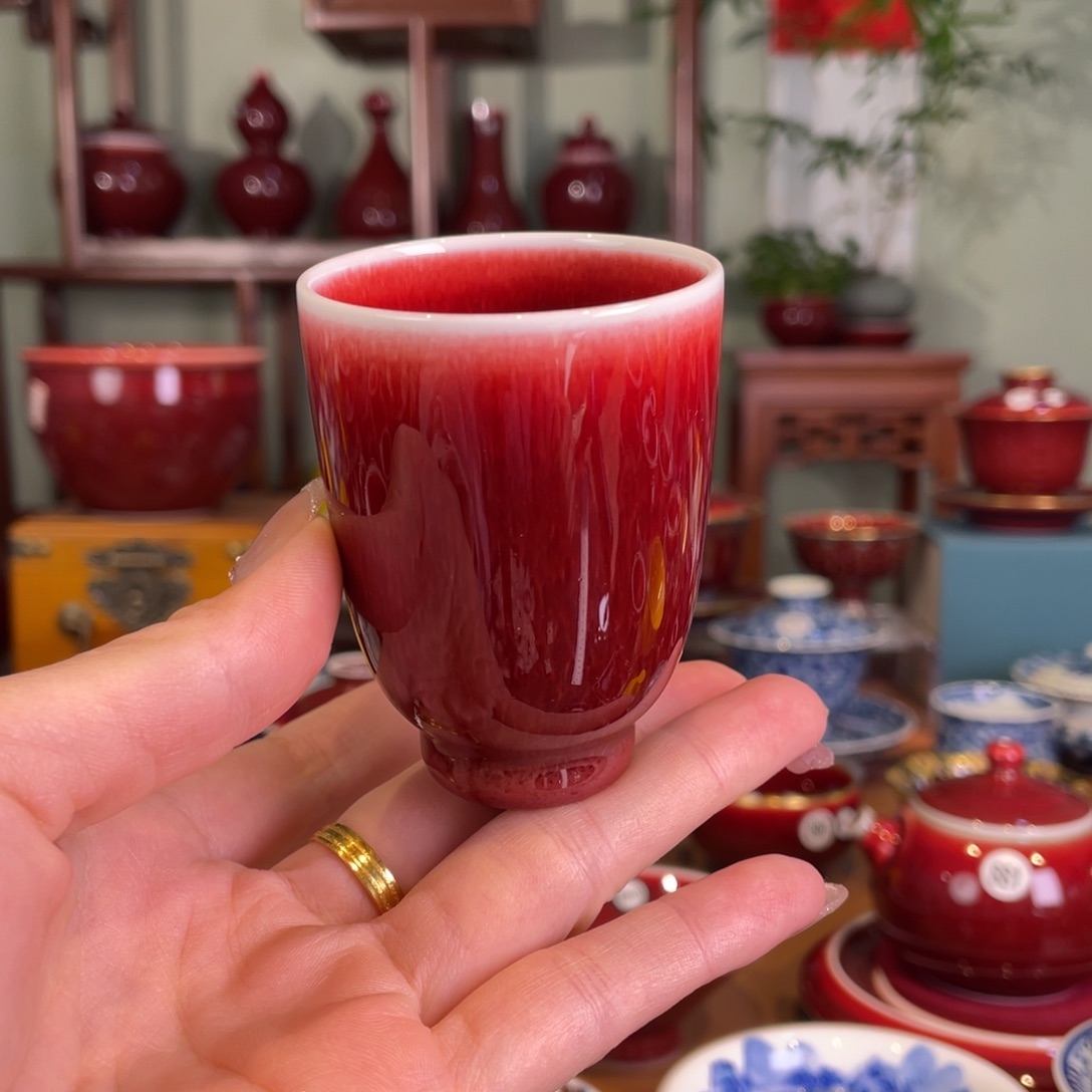 清欢雅玩原矿郎红福利闻香杯