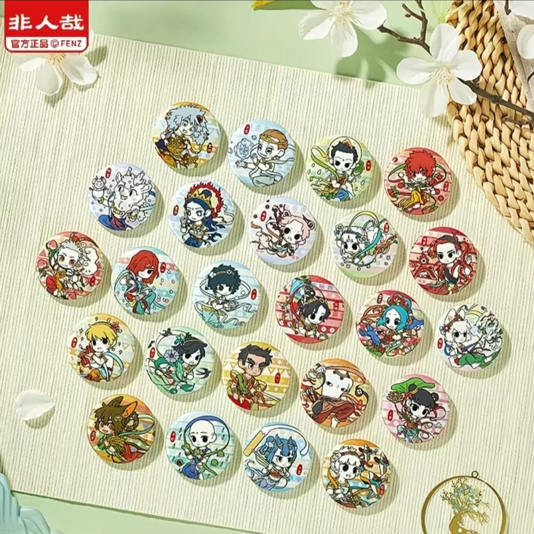 非人哉-四季笙歌全系列马口铁徽章小卡亚克力立牌冰箱贴盲盒