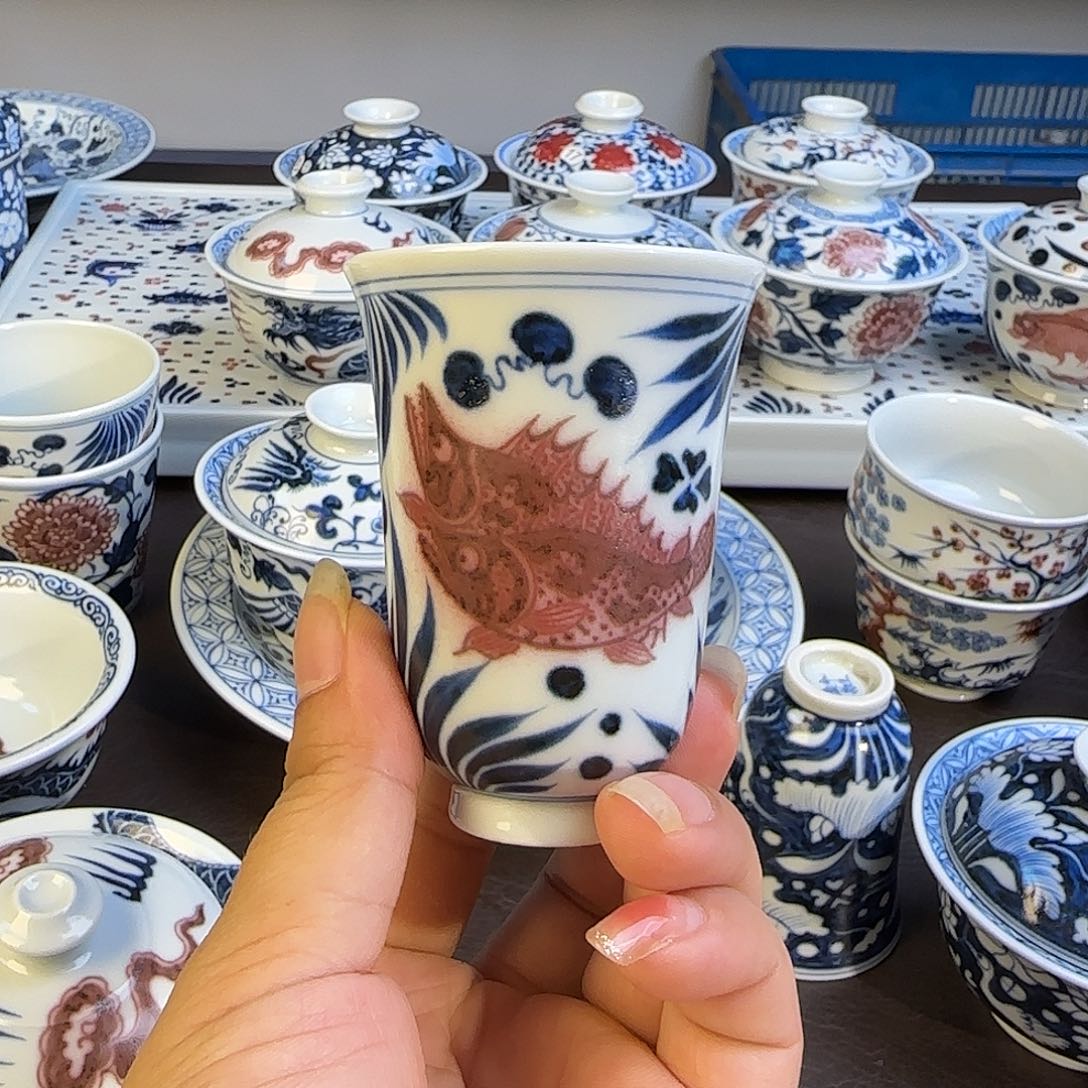 景德镇陶瓷手绘手工