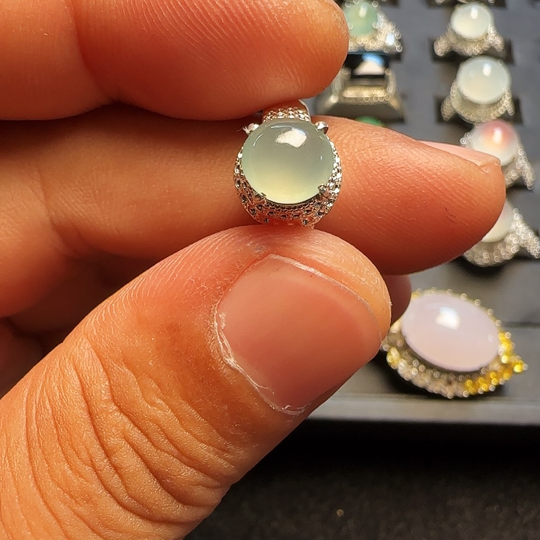 定制翡翠未镶嵌天然翡翠4号