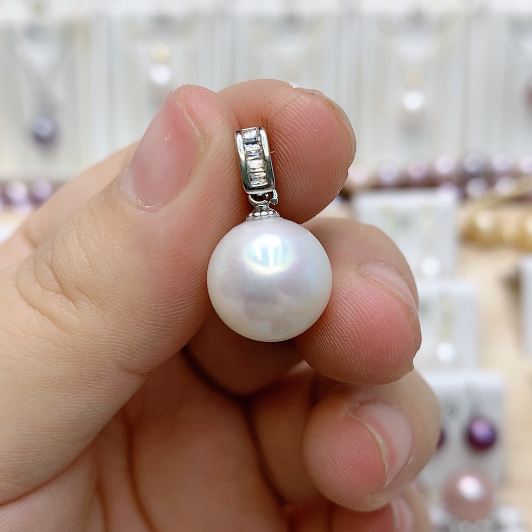 淡水珍珠颈饰合金