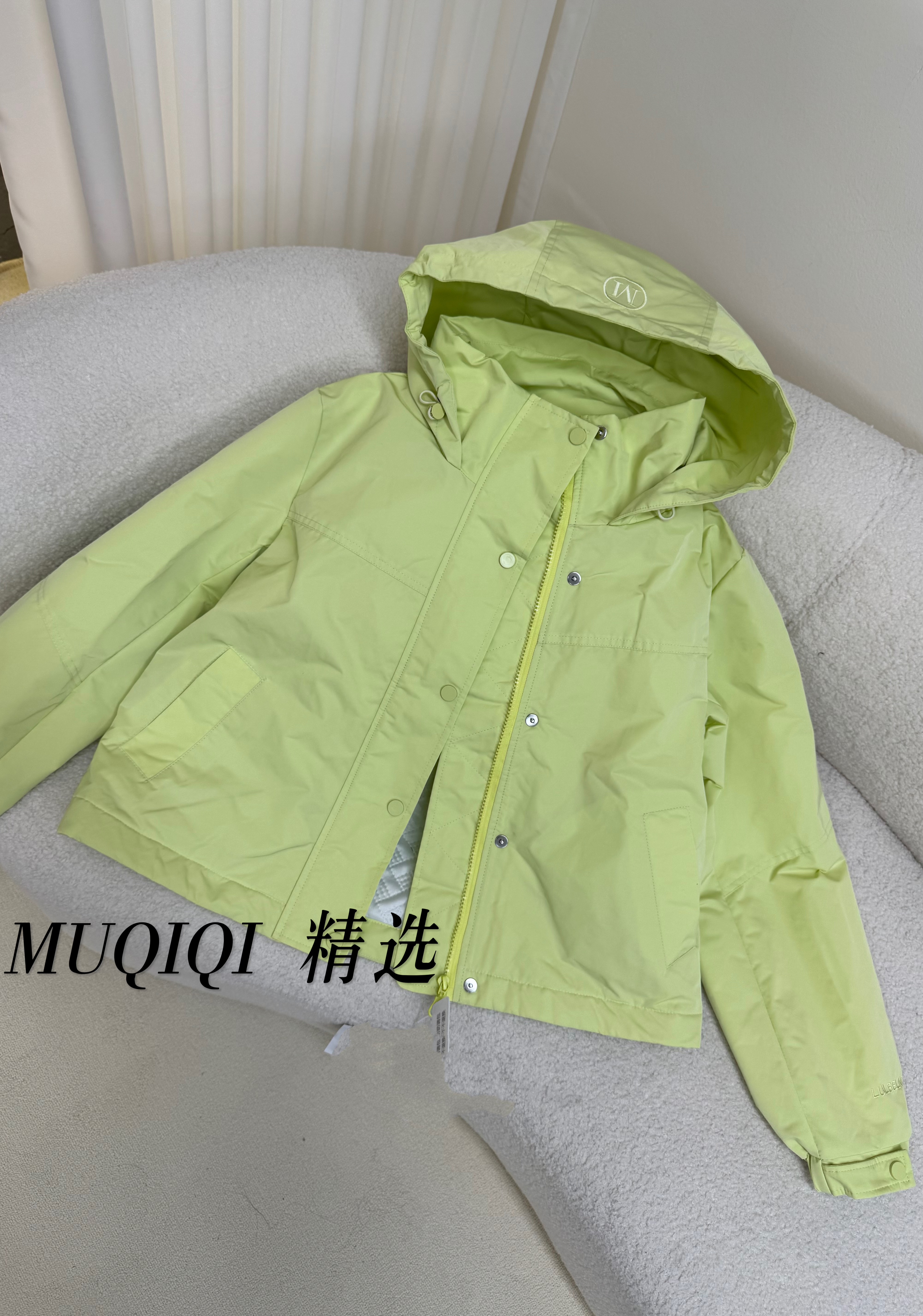 2025春季新款百搭连帽显瘦薄棉外套[7973]