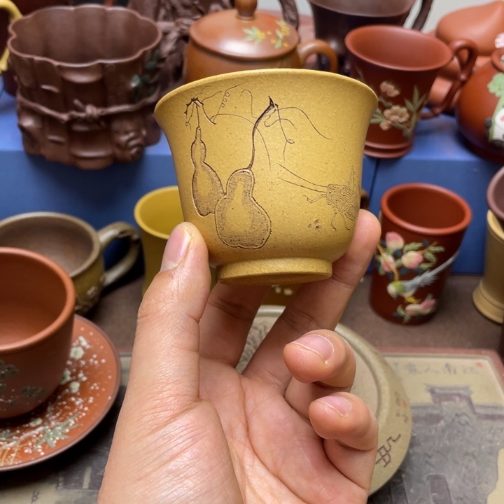 紫砂茶杯紫砂主人杯