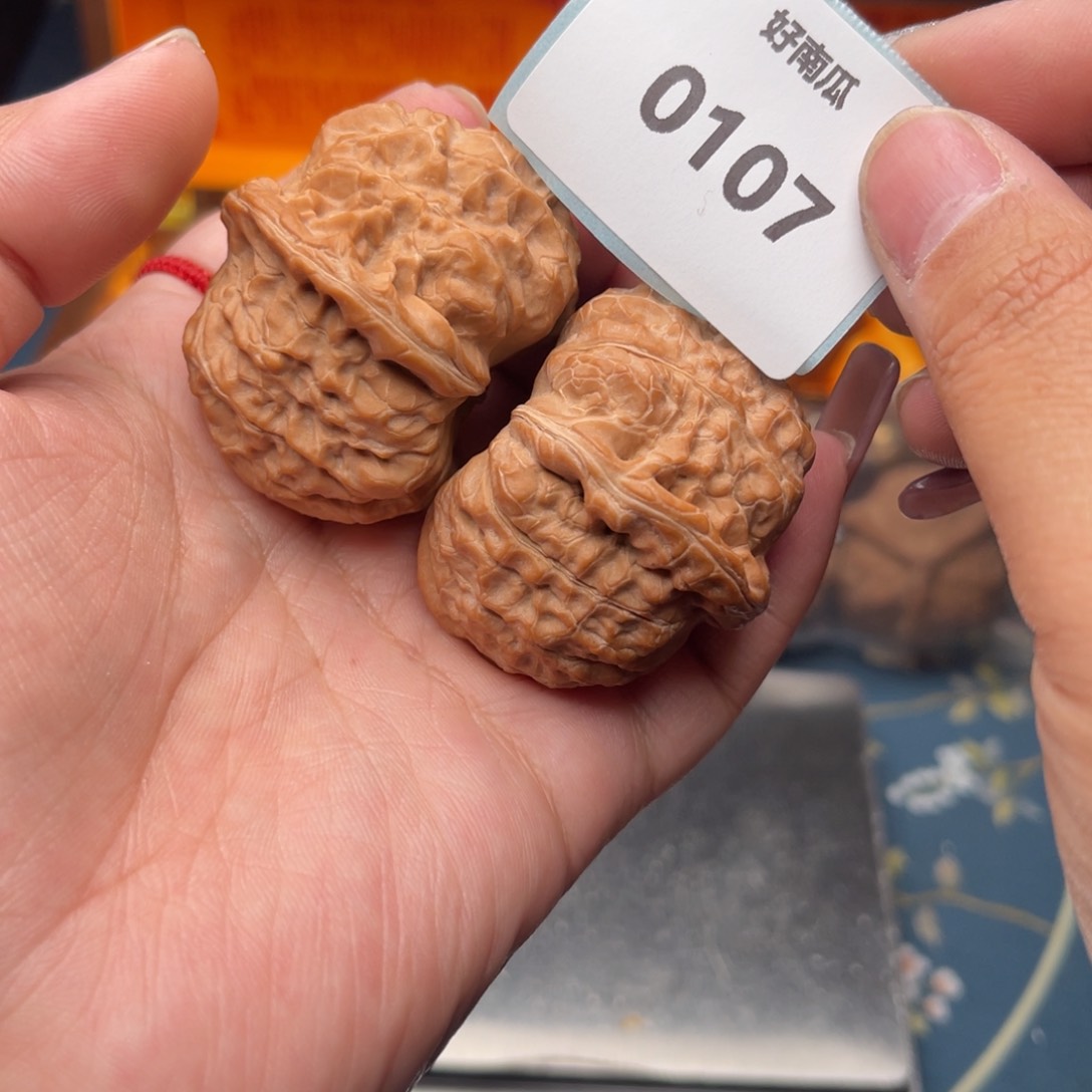 文玩核桃把件叮****身南瓜墩42