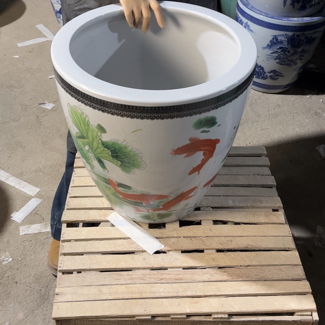 瓷片连年有余43高度43.888