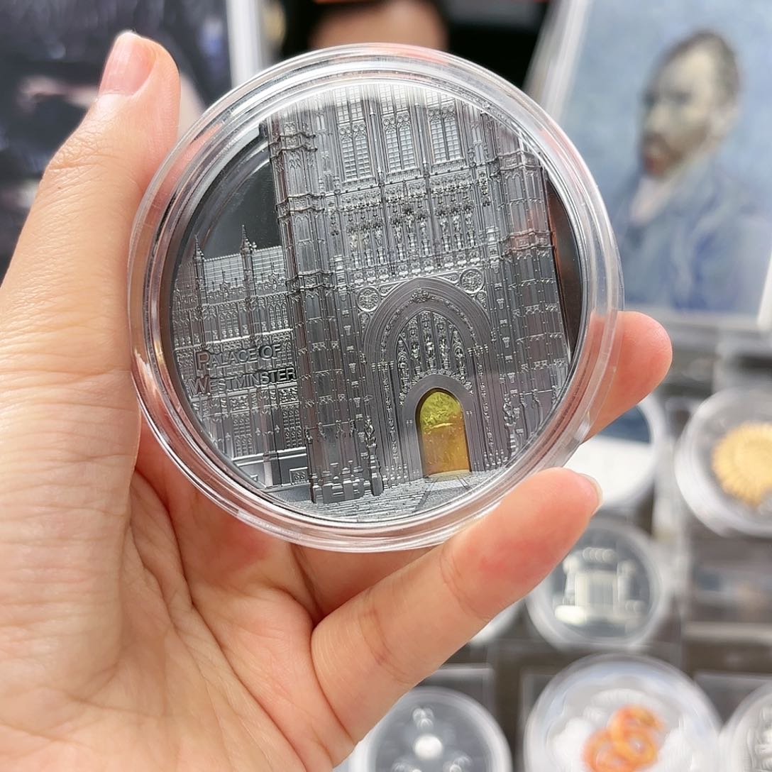 纯银英 威斯敏斯特教堂2023年palau银币