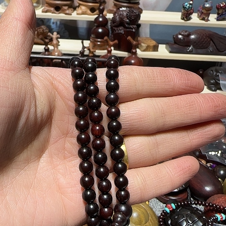 木直**题檀香子弹，印度小叶子