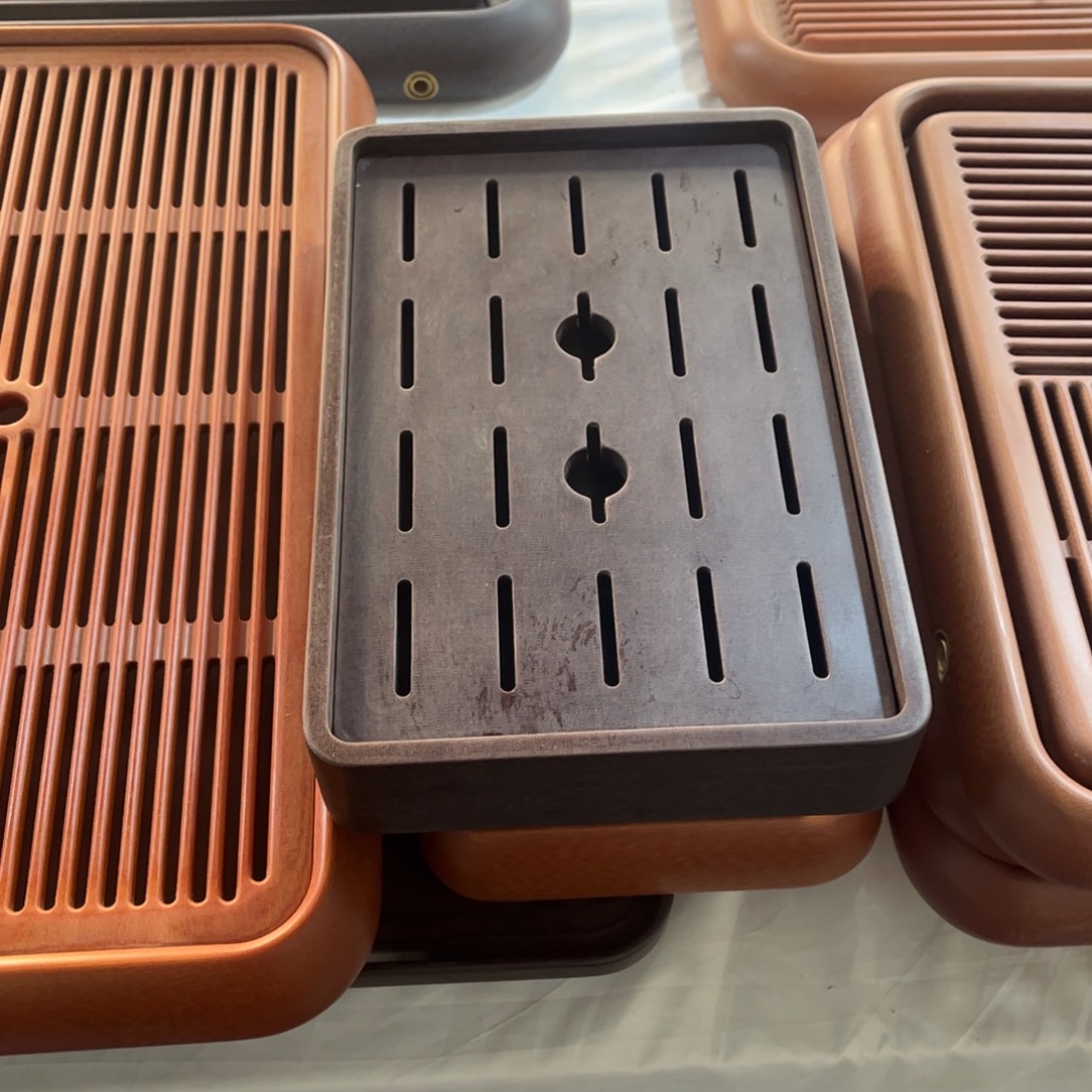 努***闸电木茶盘双层紫色30*20