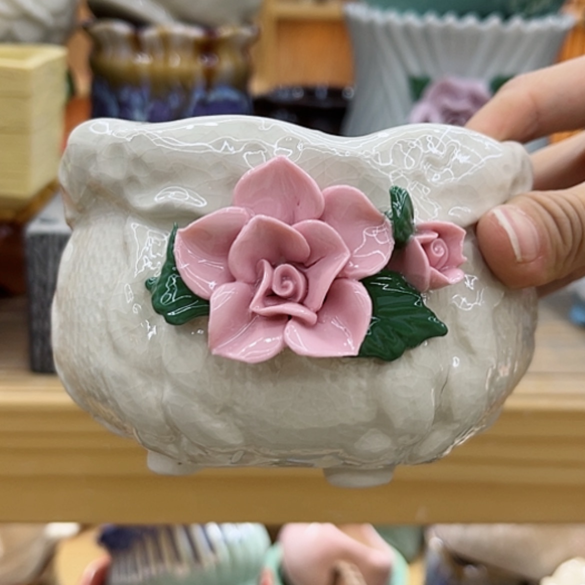 【闪购商品】陶瓷花盆