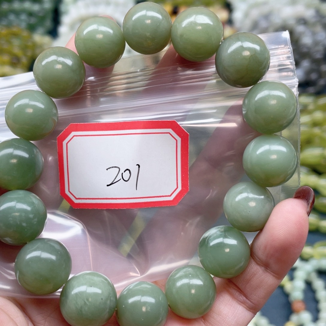 未镶嵌蛇纹石玉手串